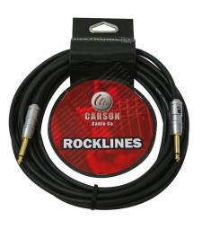 Carson ROK10SS 10-Foot Straight Noiseless Instrument Cable